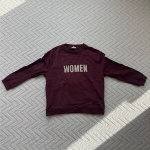 Souer embroidered cotton sweater